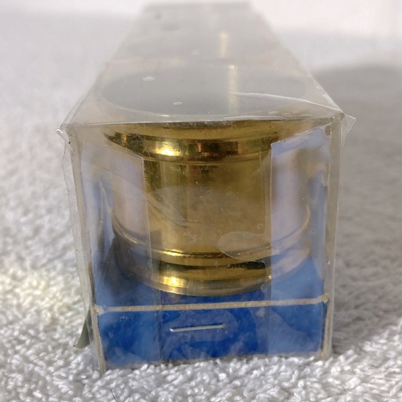 Vintage Giftcraft Brass Napkin Rings Set x4 New - Picture 8 of 13